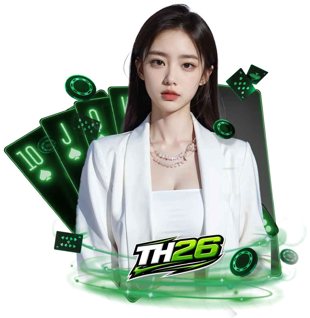 ภาพตัวแทนเว็บไซต์ TH26 แพลตฟอร์มเกมออนไลน์พร้อมองค์ประกอบเกมคาสิโน